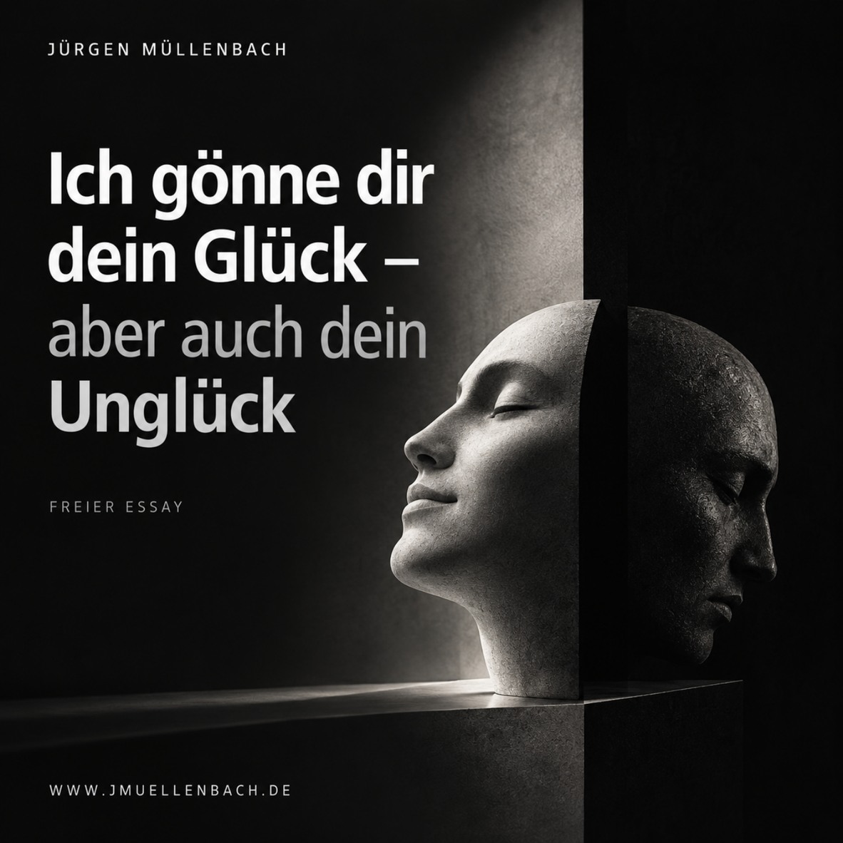 Cover des Essays Ich gönne dir dein Glück – aber auch dein Unglück